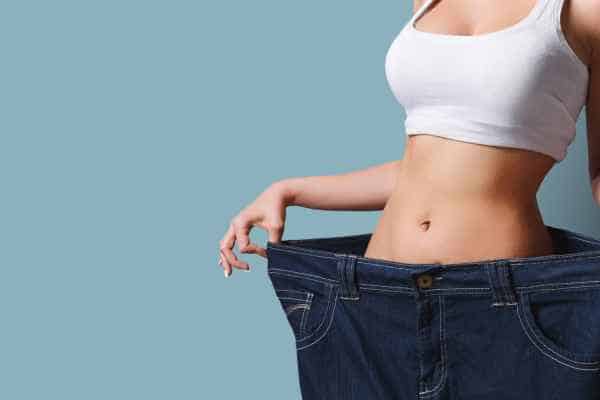 woman after fat reduction treatment Lancashire