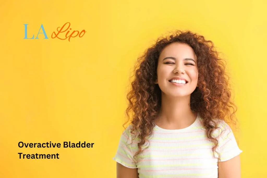 woman smiling about overactive bladder treatment Lancashire solutions