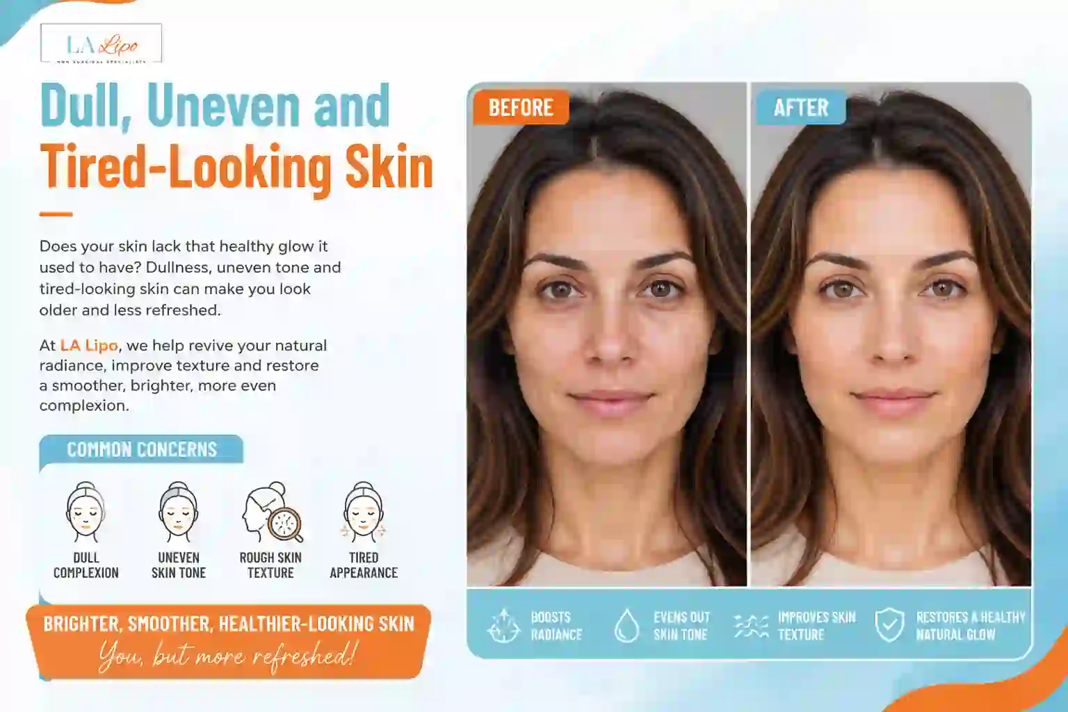 Sign #5: Dull, Uneven and Tired-Looking Skin Lancashire